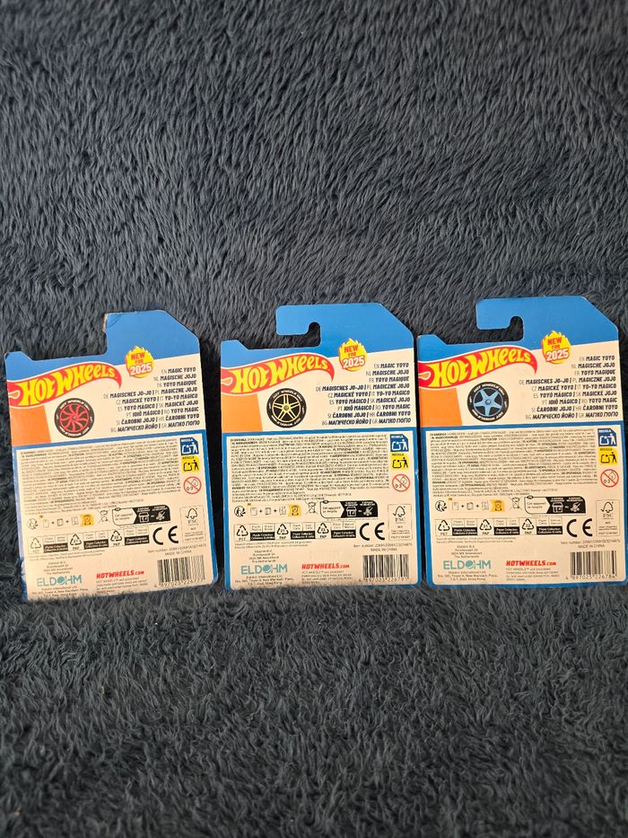 🌀 Lot de 3 yoyos Hot Wheels neufs – Toupies  Cadeau idéal  🚗🔥 - photo numéro 4