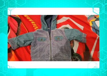 Veste en velours jeans