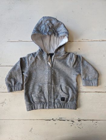 Sweat zippé épais 18 mois