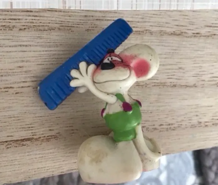 Vintage Figurine diddl coiffeur - photo numéro 2
