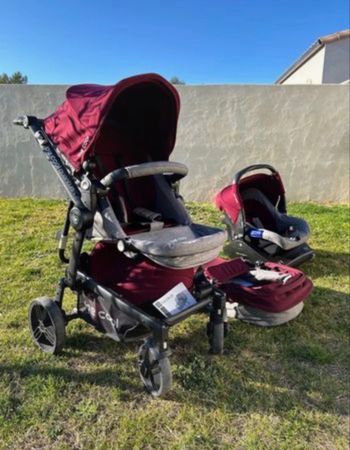 Poussette 3 en 1 Be Cool Quantum + Nacelle + Coque Zero Be Solid + Base Isofix