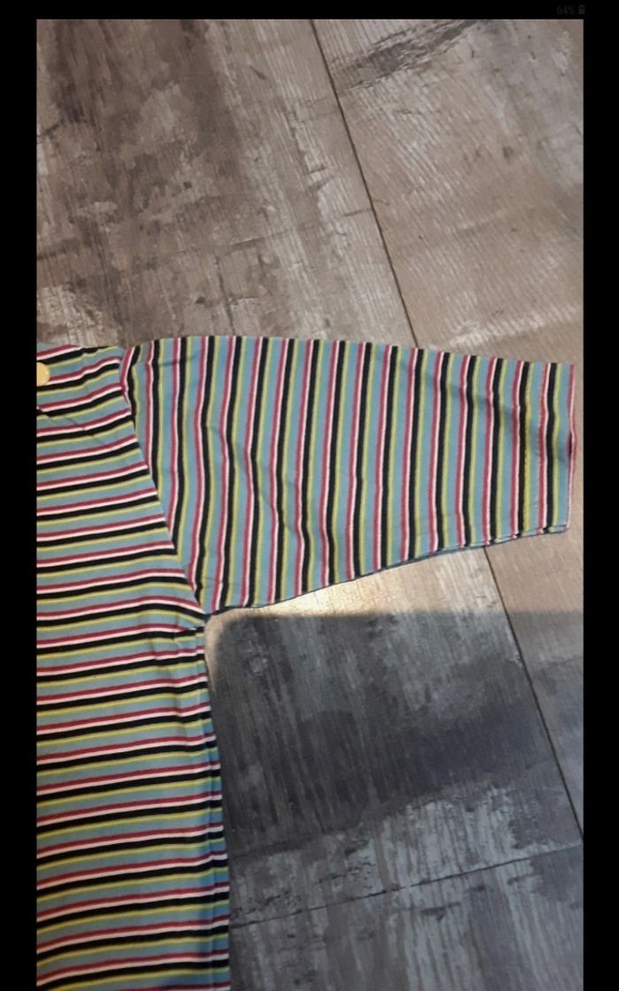 tee-shirt manche longue a rayures - photo numéro 4