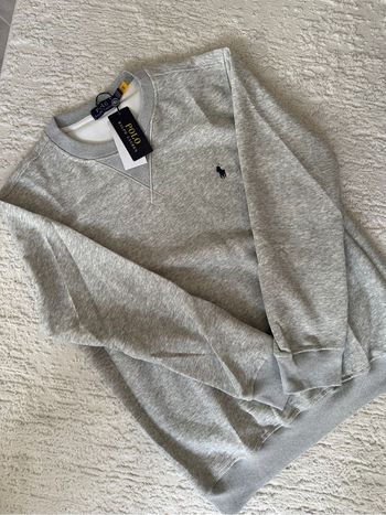 Pull Ralph Lauren gris taille L