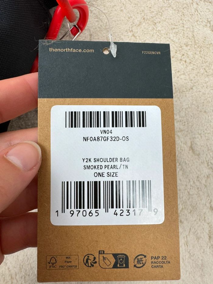 Sac Bandoulière / Sacoche The North Face Y2k Shoulder Bag Neuf Rouge - photo numéro 11