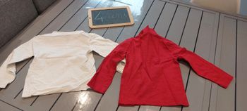 Lot de 2 polos manches longues neufs