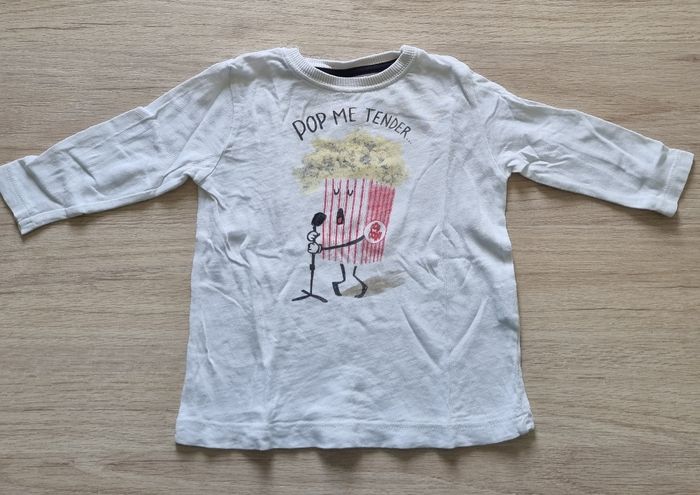 T-shirt manche longue 6 mois - photo numéro 2