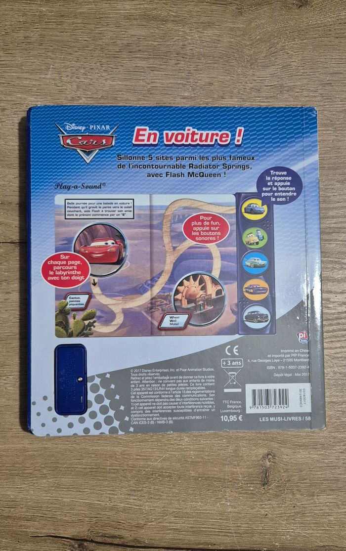 Livre labyrinthe sonore : Cars - photo numéro 9