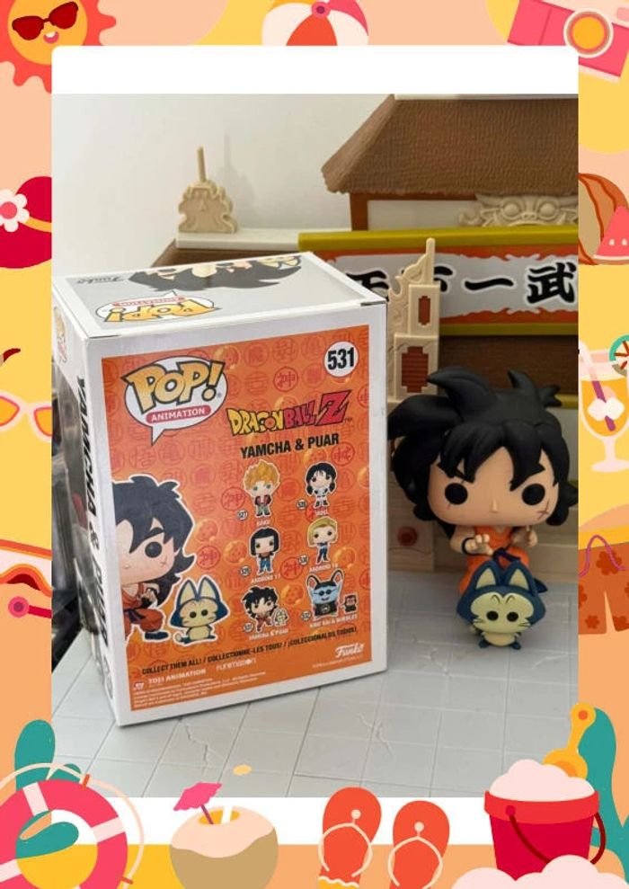 Funko pop Yamcha puar plume dragon ball z 531 - photo numéro 6