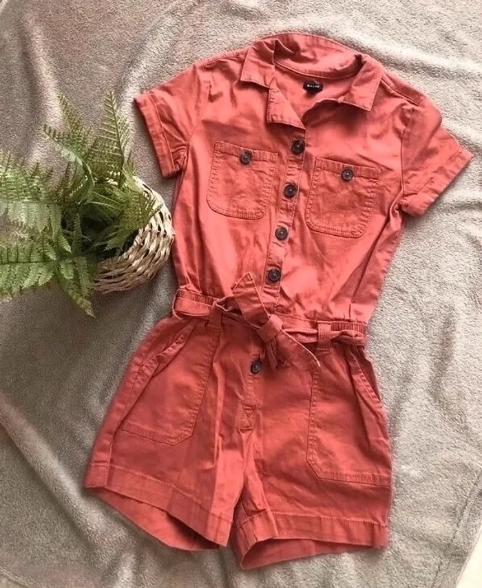 Combinaison short marron rouille Kiabi - photo numéro 7