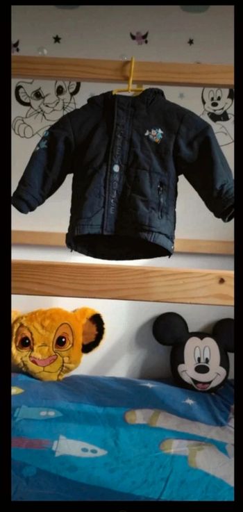 Manteau hiver Mickey 18 mois