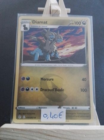 Carte Pokémon Diamat 114/203