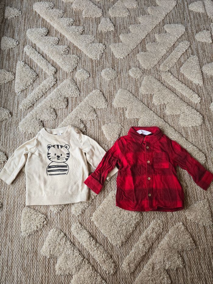Pull + chemise - photo numéro 1