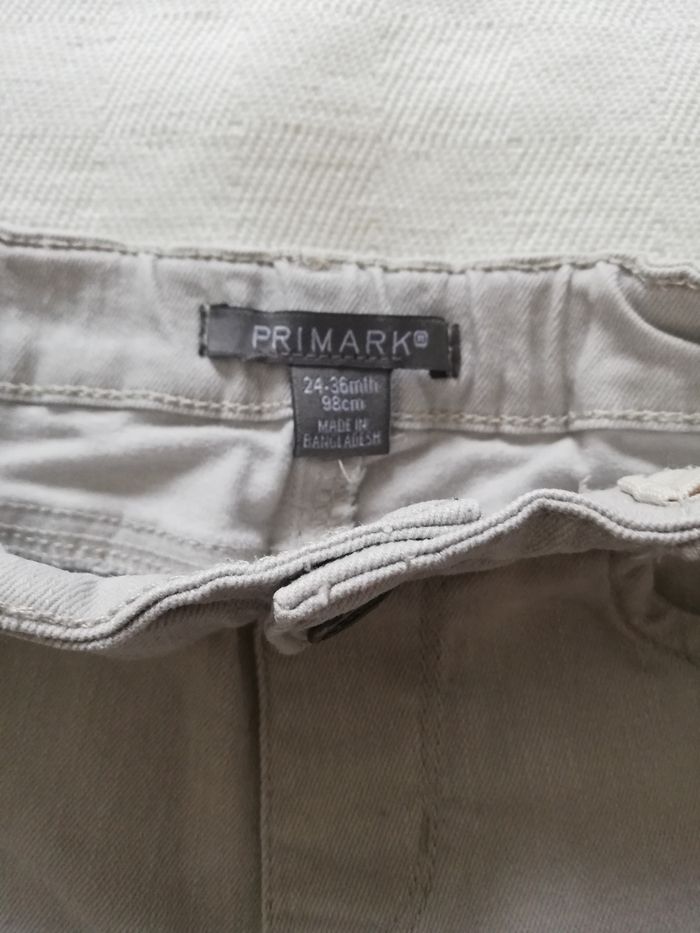 Pantalons jeans, gris clair, 24-36 mois, Primark, en très bon état - photo numéro 5