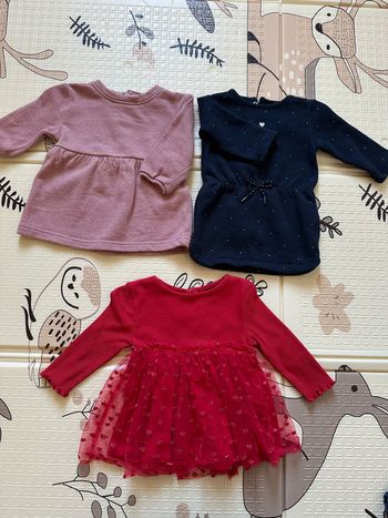 Lot robes bébé fille