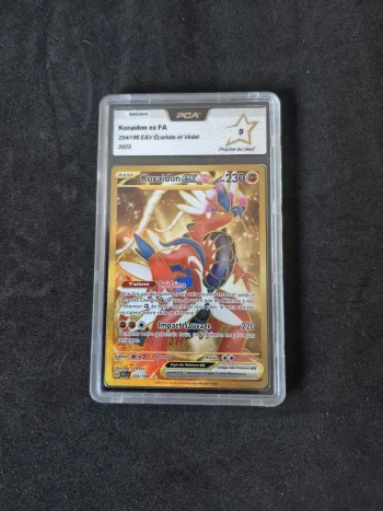 Carte Pokémon Koraidon Ex Gold 254/198 Pca 9 Ecarlate et Violet SV1 FR