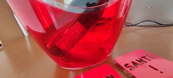 Seau à bouteilles et dessous