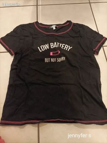 T-shirt Jennyfer taille S 