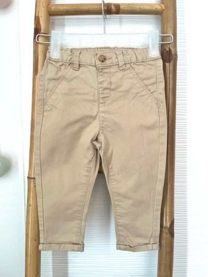 Lot de 2 pantalons en toile taille 18 mois - photo numéro 9