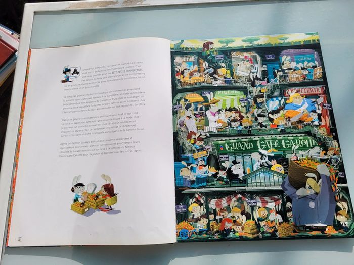 Très grand livre À la recherche de la carotte bleue 🥕 Les métiers, little urban (63) - photo numéro 5
