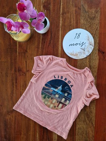 T-shirt Lisboa 18 mois Kiabi