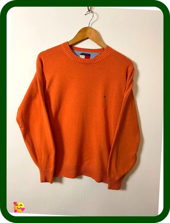 Pull Tommy Hilfiger – Homme – Taille S – Orange