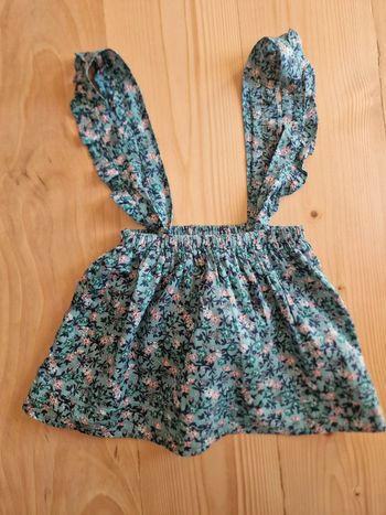 Jupe bretelle + bloomer intégré