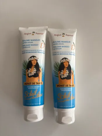 Lot 2x Baumes Mangue Après-Soleil – Soleil des Îles (Neufs)