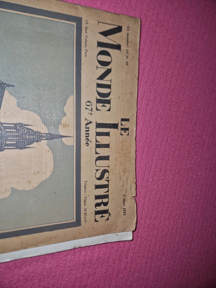 Le monde illustre 5 mars 1923 Roubaix Tourcoing - photo numéro 3
