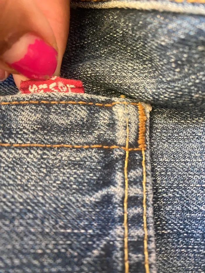 Jean Lévis strauss 36 bon état vintage style - photo numéro 8