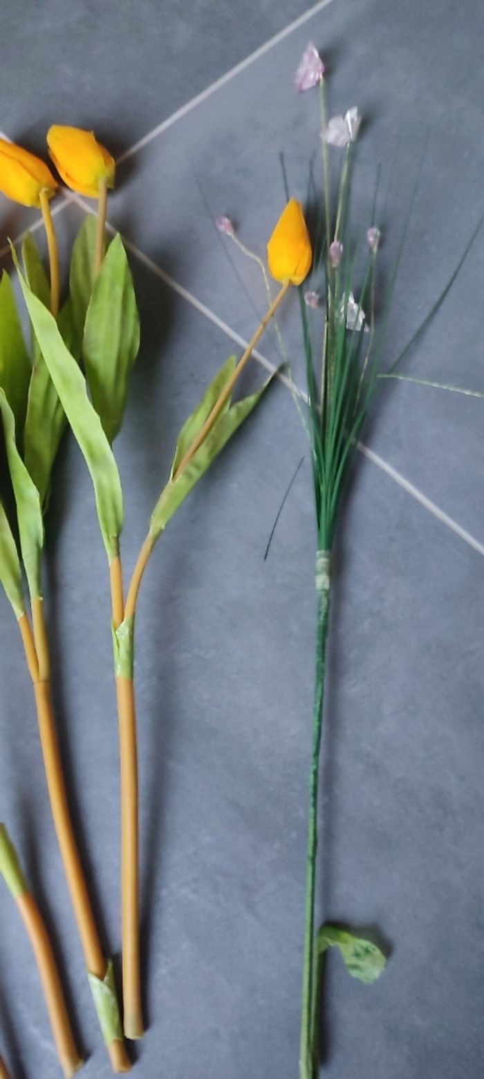 Fleurs artificielles tulipes - photo numéro 2