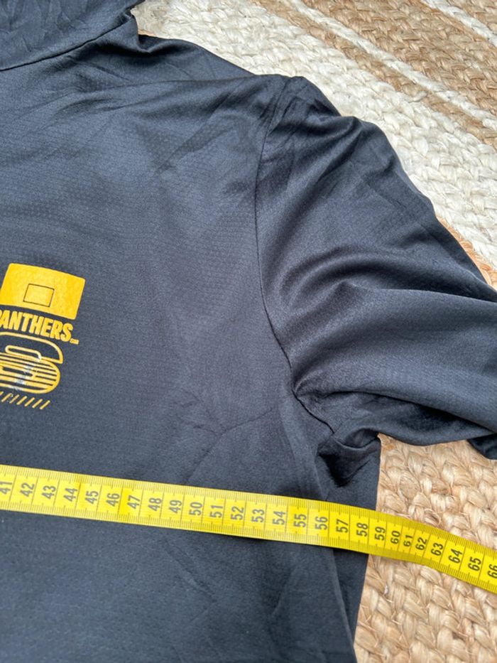 T-shirt Manches Longues avec Capuche Homme Adidas Milwaukee Noir | Taille XL | Très Bon État | #TM60 - photo numéro 4