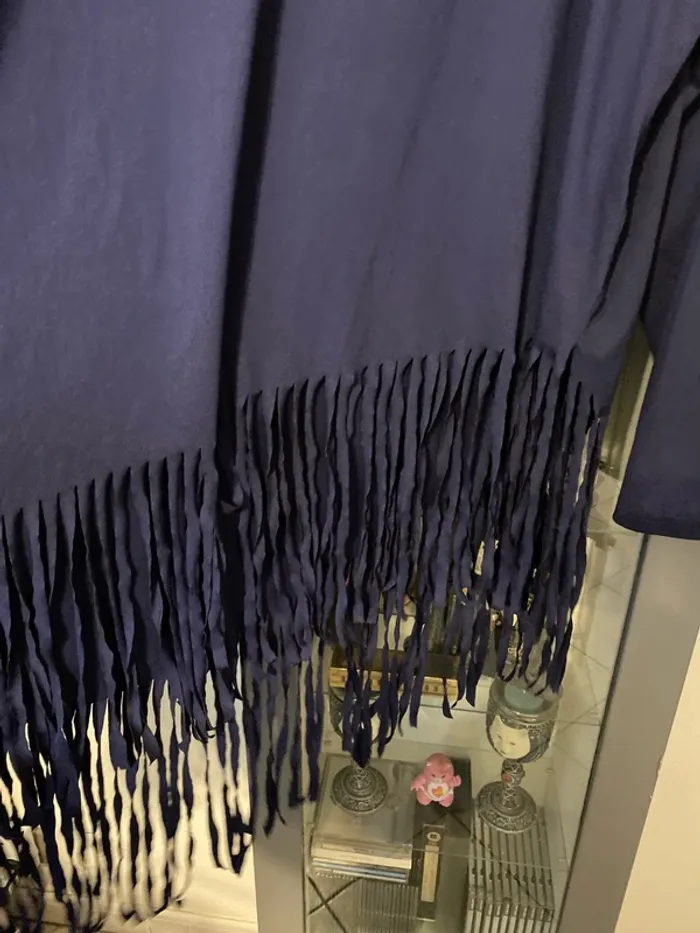 superbe tunique asymétrique à frange bleu SHEIN 3xl= 52 neuf - photo numéro 5