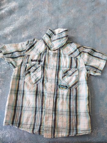 Chemise garçon manche courte