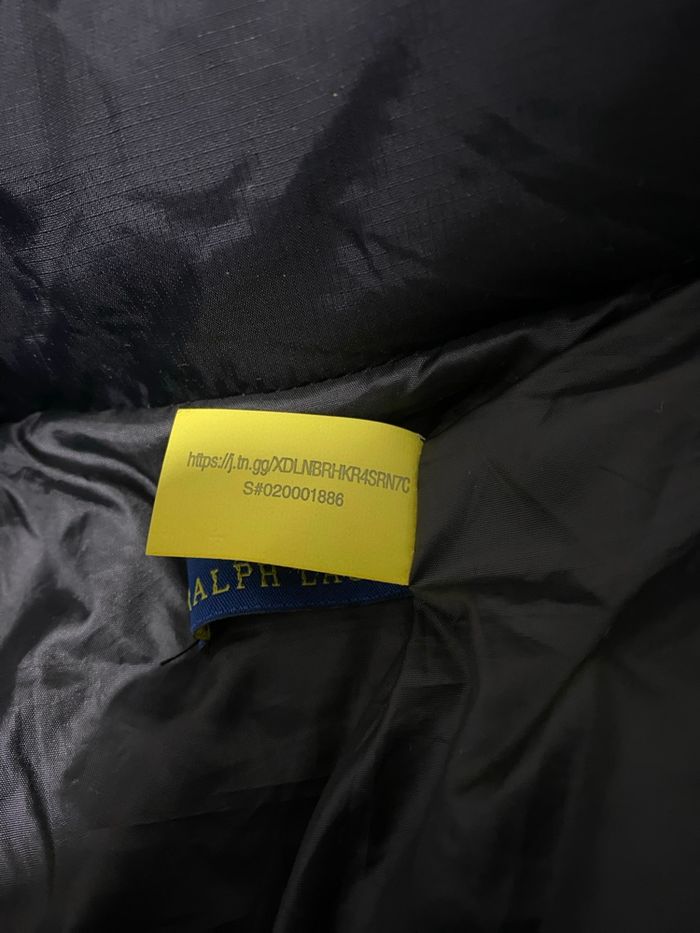 Doudoune Polo Ralph Lauren noire – taille S – neuve – capuche amovible - photo numéro 7