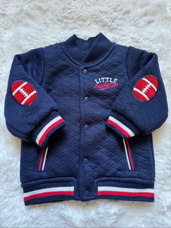 👕 veste chaude marine - bébé garçon - 6 mois - 67 cm- orchestra - très bon état