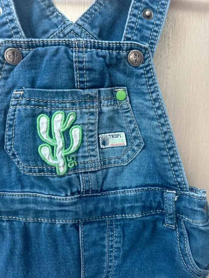 Salopette en jean légère 2 ans orchestra - photo numéro 4