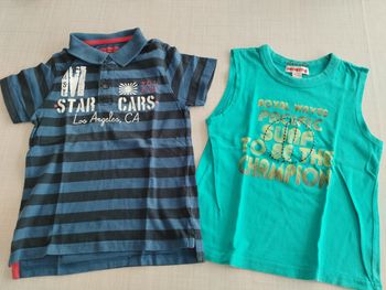 Lot polo+ débardeur