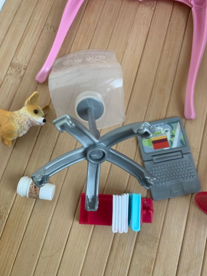 Barbie desk & chair bedroom playset barbie vintage - photo numéro 6