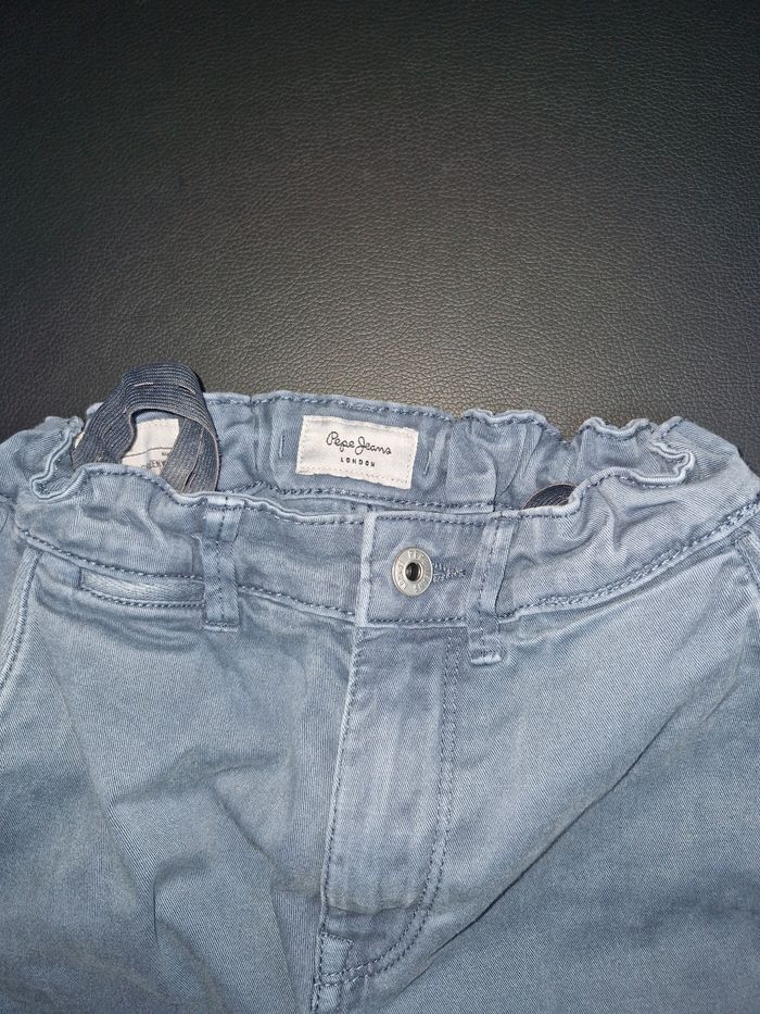 Pantalon droit bleu Pépé Jeans 14 ans - photo numéro 2