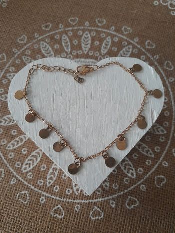 Bracelets de chevilles cuivré