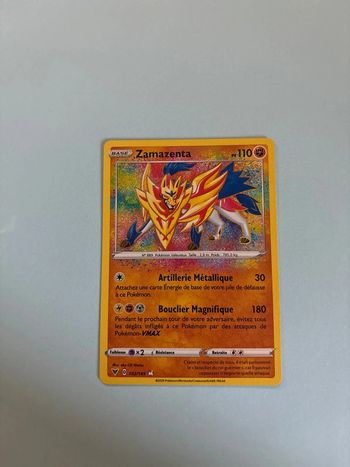Carte Pokémon zamazenta 102/185 voltage éclatant