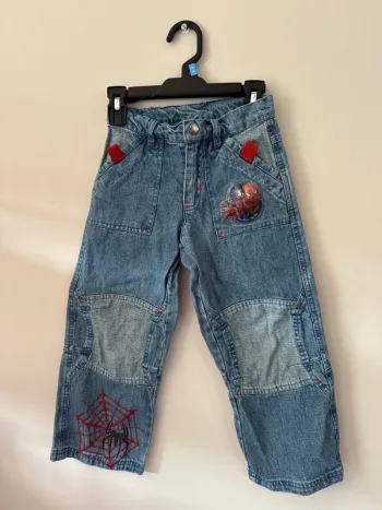 👖 jean - garçon - 4 ans - Spiderman- très bon état