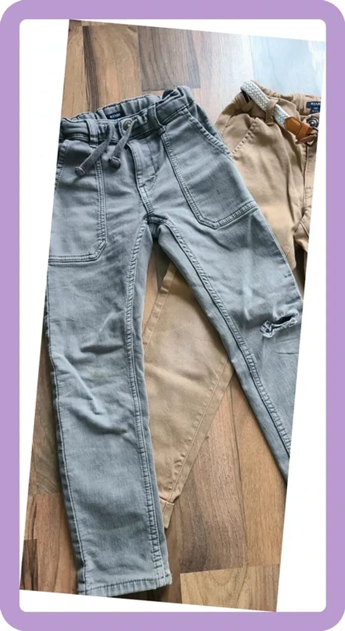 Lot de 2 pantalons 7 ans - photo numéro 3