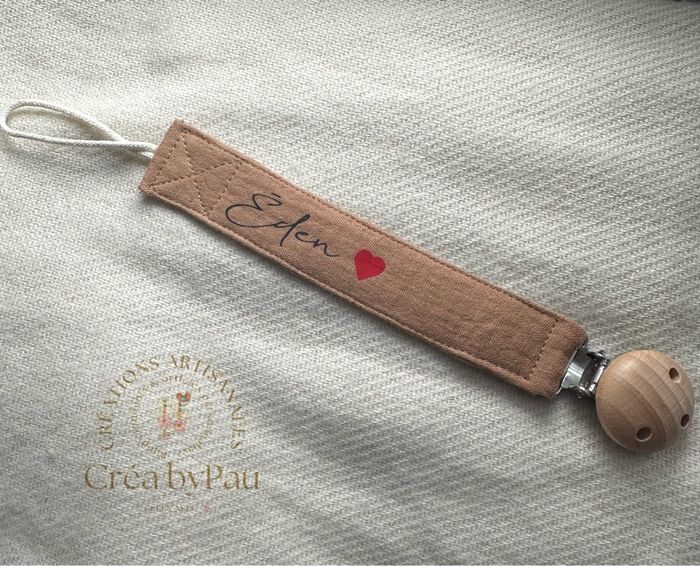 Attache tétine personnalisée - photo numéro 2