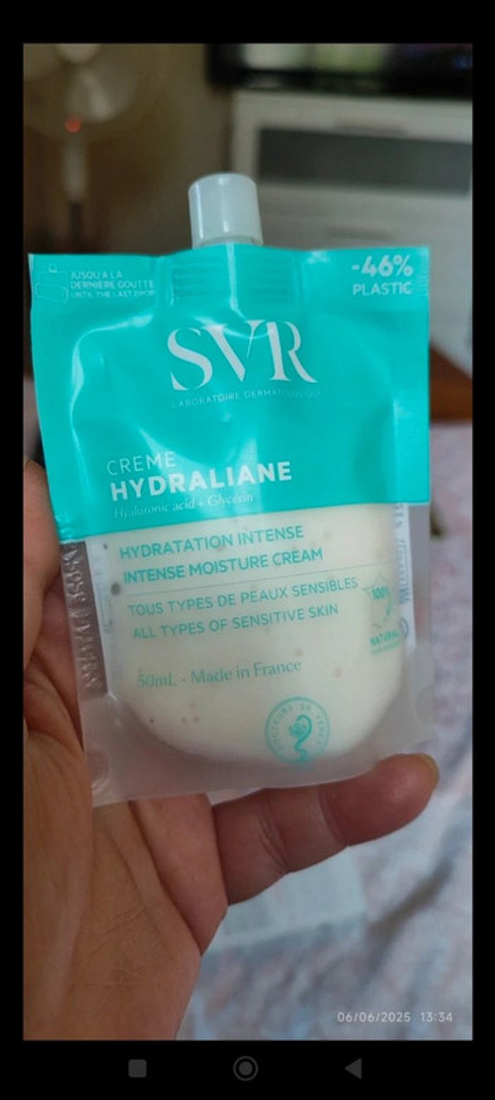 SVR Crème Hydraliane 
Hydratation Intense Acide Hyaluronique et Glycérine 50 ml
Neuf - photo numéro 6