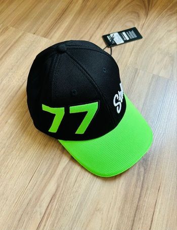 Casquette verte Officielle Stake F1 Team Numéro 77 Neuve