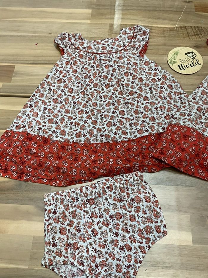 2 magnifiques robes été avec culotte 24 mois - photo numéro 4