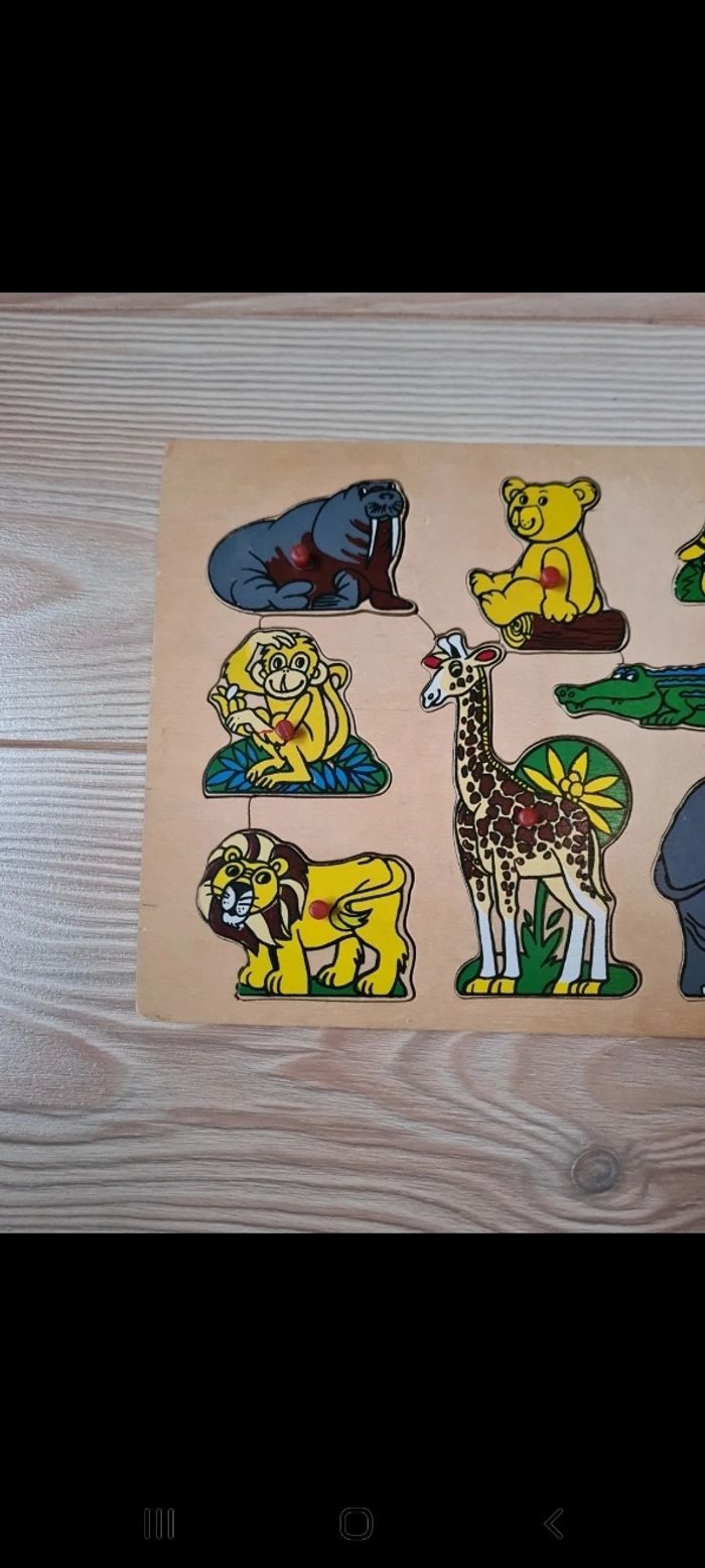 Puzzle en bois Les animaux sauvages - photo numéro 2