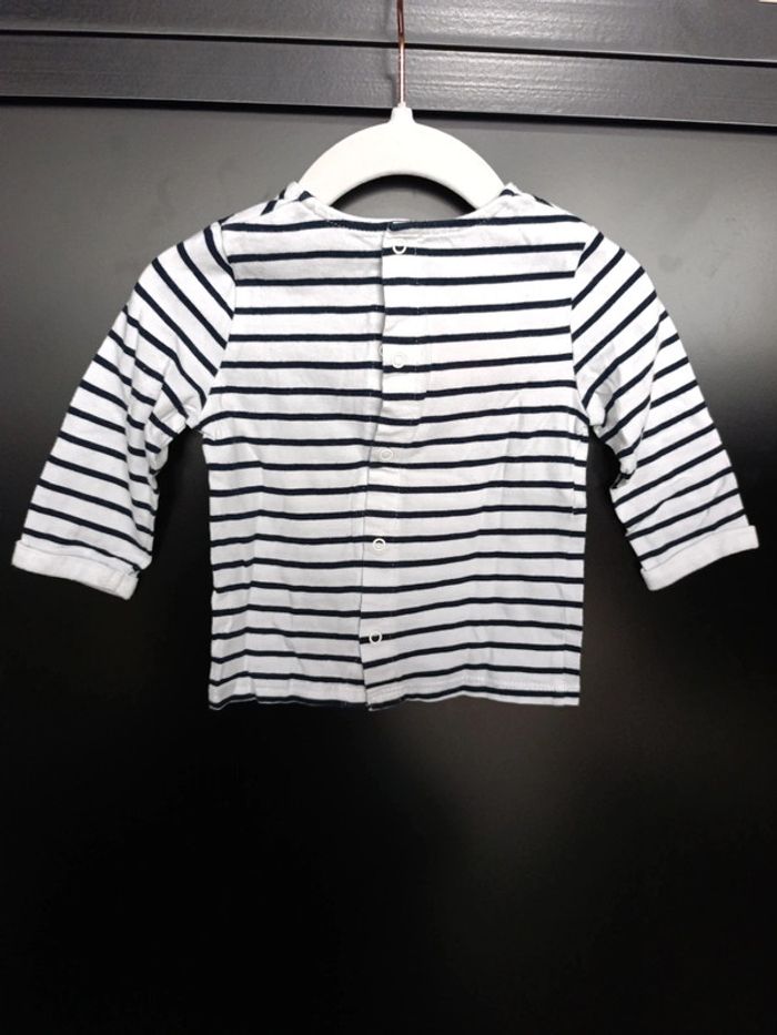 Tee shirt manches longues 6M - photo numéro 3