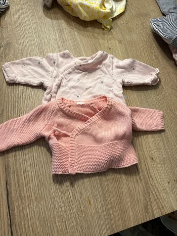 Lot Gilet naissance